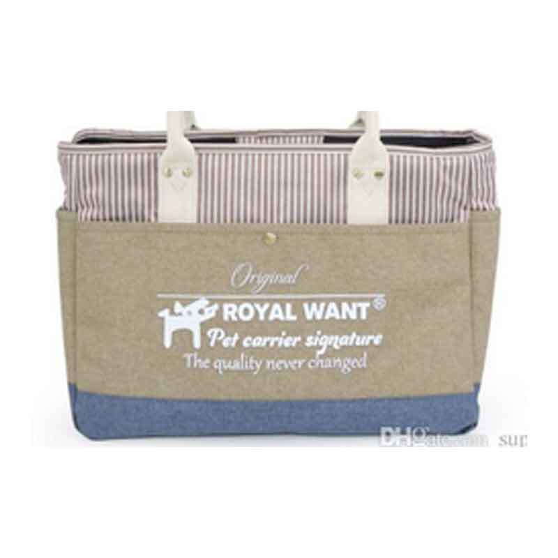 Tas Hewan Peliharaan Royal Want Pet Carrier Original Signature