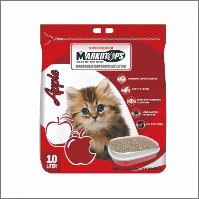 Pasir Kucing Markotop dengan Aroma Apel 10 L