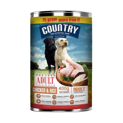 Makanan Anjing Country Chicken & Rice 400 gr