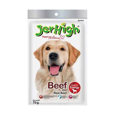 Snack Anjing Jerhigh Beef 70 gram