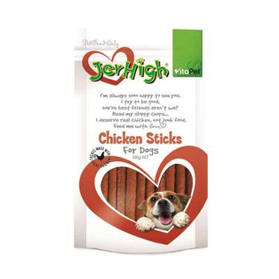 Snack Anjing Jerhigh Chicken Stick 100 gram