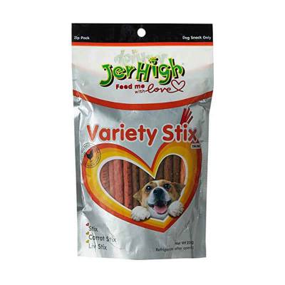 Snack Anjing Jerhigh Variety Mix 200 gr