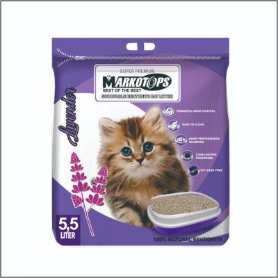 Pasir Kucing Markotop dengan Aroma Lavender 10 L