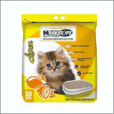 Pasir Kucing Markotop dengan Aroma Lemon 10 L