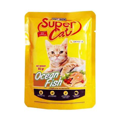 Makanan Kucing Supercat Ocean Fish Pouch 
