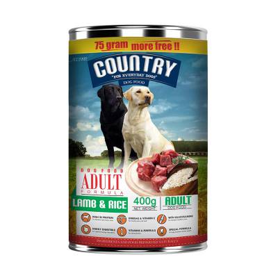 Makanan Anjing Country Lamb and Rice 400 gr