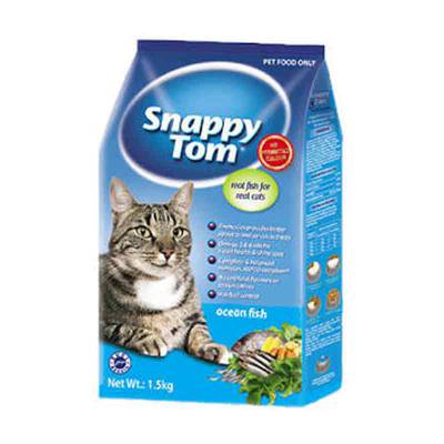 Makanan Kucing Snappy Tom Ocean Fish Dry Food 1,5 Kg