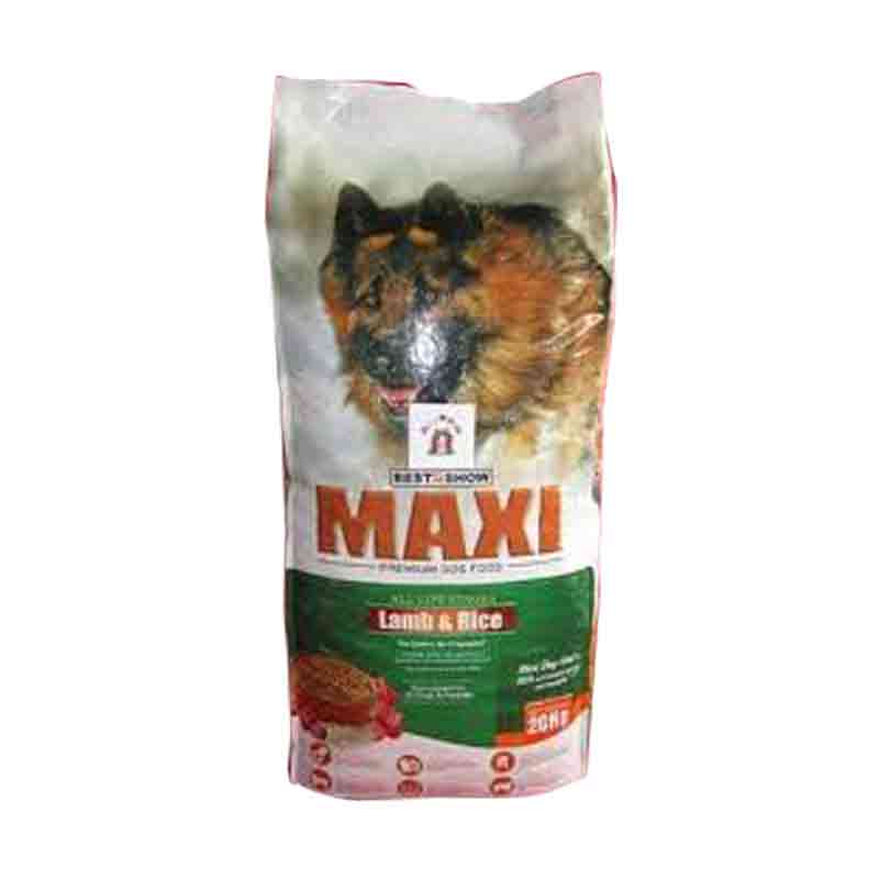 Makanan Anjing Premium Best In Show Maxi Dog (20 kg)