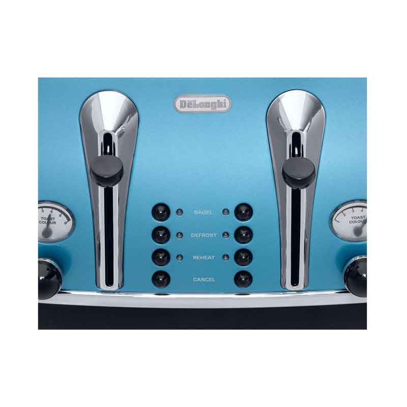  Alat Pemanggang Roti/Toaster Model CTO4003 B DeLonghi