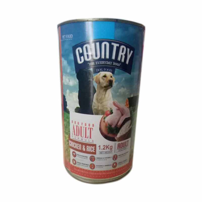 Makanan Anjing Country Chicken & Rice 1,2 Kg