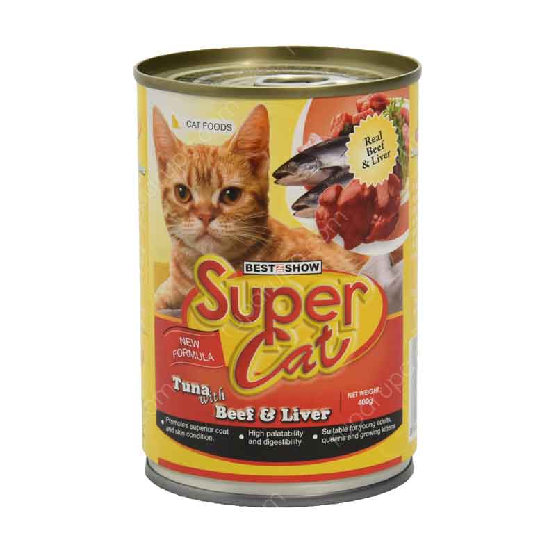 Makanan Kucing Super Cat Beef & Liver 