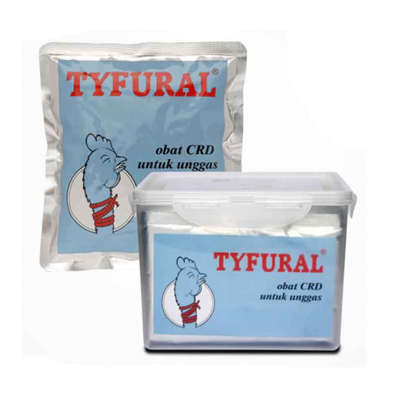 Obat Pernapasan Kronik CRD Unggas Tyfural 5 Kg